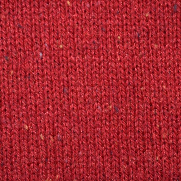 TOMMY HILFIGER Women's Sequin Collar Red Sweater Size M - Picture 5 of 8